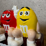 ディスペンサー 【M&M's（エムアンドエムズ）】 イエロー＆レッド 陶器ディスペンサー