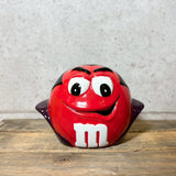 クッキージャー【M&M's（エムアンドエムズ）】 レッド フェイス キャンディディッシュ Galerie社製