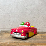 キャンディディッシュ 【M&M's（エムアンドエムズ）】 HOT ROD CAR（ホットロッドカー） レッド×イエロー 陶器製