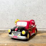 キャンディディッシュ 【M&M's（エムアンドエムズ）】 PICKUP TRUCK（ピックアップトラック） レッド×ブラック 陶器製