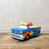 キャンディディッシュ 【M&M's（エムアンドエムズ）】 HOT ROD CAR（ホットロッドカー） ブルー クラシックカー 陶器製