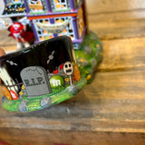 キャンディディッシュ 【M&M's（エムアンドエムズ）】 Haunted House Tours（ホーンテッドハウス・ツアー） ライトアップ ハロウィン Department 56社製 箱付き