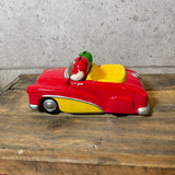 キャンディディッシュ 【M&M's（エムアンドエムズ）】 HOT ROD CAR（ホットロッドカー） レッド×イエロー 陶器製