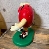 ディスペンサー 【M&M's（エムアンドエムズ）】 レッド サッカー Soccer キャンディディスペンサー 1999年製