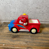 キャンディディッシュ 【M&M's（エムアンドエムズ）】 PICKUP TRUCK（ピックアップトラック） ブルー×レッド 陶器製