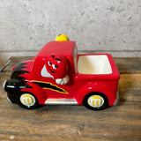 キャンディディッシュ 【M&M's（エムアンドエムズ）】 PICKUP TRUCK（ピックアップトラック） レッド×ブラック 陶器製