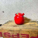 クッキージャー 【M&M's（エムアンドエムズ）】 レッド ピース＆フラワー 陶器製