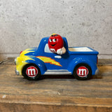 キャンディディッシュ 【M&M's（エムアンドエムズ）】 HOT ROD PICKUP TRUCK（ホットロッド ピックアップトラック）ブルー×イエロー 陶器製