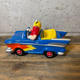 キャンディディッシュ 【M&M's（エムアンドエムズ）】 HOT ROD CAR（ホットロッドカー） ブルー クラシックカー 陶器製