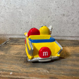 キャンディディッシュ 【M&M's（エムアンドエムズ）】 HOT ROD CAR（ホットロッドカー） イエローコンバーチブル 陶器製