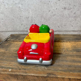 キャンディディッシュ 【M&M's（エムアンドエムズ）】 HOT ROD CAR（ホットロッドカー） レッド×イエロー 陶器製