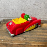 キャンディディッシュ 【M&M's（エムアンドエムズ）】 HOT ROD CAR（ホットロッドカー） レッド×イエロー 陶器製