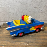 キャンディディッシュ 【M&M's（エムアンドエムズ）】 HOT ROD CAR（ホットロッドカー） ブルー クラシックカー 陶器製