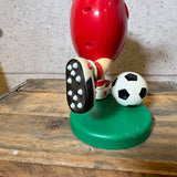 ディスペンサー 【M&M's（エムアンドエムズ）】 レッド サッカー Soccer キャンディディスペンサー 1999年製
