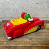 キャンディディッシュ 【M&M's（エムアンドエムズ）】 HOT ROD CAR（ホットロッドカー） レッド×イエロー 陶器製
