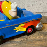 キャンディディッシュ 【M&M's（エムアンドエムズ）】 HOT ROD CAR（ホットロッドカー） ブルー クラシックカー 陶器製