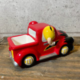 キャンディディッシュ 【M&M's（エムアンドエムズ）】 PICKUP TRUCK（ピックアップトラック） レッド×ブラック 陶器製