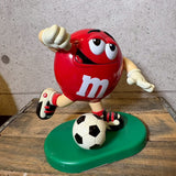 ディスペンサー 【M&M's（エムアンドエムズ）】 レッド サッカー Soccer キャンディディスペンサー 1999年製