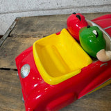 キャンディディッシュ 【M&M's（エムアンドエムズ）】 HOT ROD CAR（ホットロッドカー） レッド×イエロー 陶器製