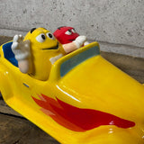 キャンディディッシュ 【M&M's（エムアンドエムズ）】 HOT ROD CAR（ホットロッドカー）イエロー 陶器製