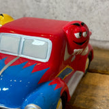 キャンディディッシュ 【M&M's（エムアンドエムズ）】 PICKUP TRUCK（ピックアップトラック） ブルー×レッド 陶器製