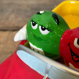 キャンディディッシュ 【M&M's（エムアンドエムズ）】 HOT ROD CAR（ホットロッドカー） レッド×イエロー 陶器製