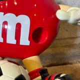 ディスペンサー 【M&M's（エムアンドエムズ）】 レッド サッカー Soccer キャンディディスペンサー 1999年製