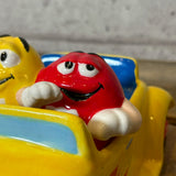キャンディディッシュ 【M&M's（エムアンドエムズ）】 HOT ROD CAR（ホットロッドカー）イエロー 陶器製