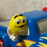 キャンディディッシュ 【M&M's（エムアンドエムズ）】 HOT ROD PICKUP TRUCK（ホットロッド ピックアップトラック）ブルー×イエロー 陶器製