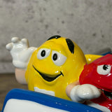キャンディディッシュ 【M&M's（エムアンドエムズ）】 HOT ROD CAR（ホットロッドカー） ブルー クラシックカー 陶器製