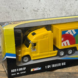 ダイキャストカー トレーラーリグ【M&M's（エムアンドエムズ）】Winner's Circle NASCAR Elliott Sadler #38 Trailer Rig 1/64 トレーラー ミニカー ヴィンテージ