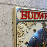ヴィンテージクロック　【Budweiser（バドワイザー）】　ミラー掛け時計