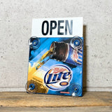 オープン＆クローズサイン【Miller Lite（ミラーライト）】　看板