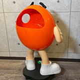 希少　店頭用大型ストアディスプレイ　【M&M's（エムアンドエムズ）】 オレンジ　什器