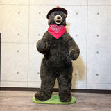 ヴィンテージぬいぐるみオブジェ　【Smokey Bear(スモーキー・ベア)】　グリズリー　等身大ディスプレイ