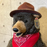ヴィンテージぬいぐるみオブジェ　【Smokey Bear(スモーキー・ベア)】　グリズリー　等身大ディスプレイ