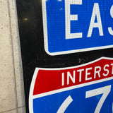 道路看板　【Interstate 670】　ヴィンテージロードサイン　案内看板