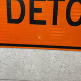 道路標識　【DETOUR(迂回)】　ロードサイン　ヴィンテージ看板