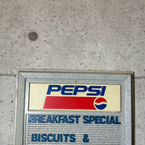 メニュー用プラスチックレターボード　【Pepsi-Cola（ペプシコーラ）】　ヴィンテージ看板