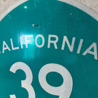 道路標識　【CALIFORNIA　39】　ロードサイン　ヴィンテージ看板