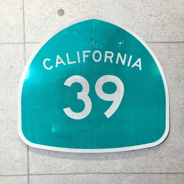 道路標識　【CALIFORNIA　39】　ロードサイン　ヴィンテージ看板