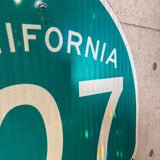 道路標識　【CALIFORNIA　107】　ロードサイン　ヴィンテージ看板