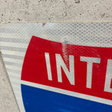 ハイウェイ看板　【 INTERSTATE 10（州間高速道路10号線）】　ロードサイン　ヴィンテージ看板