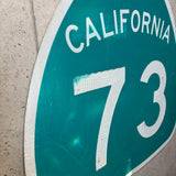 道路標識　【CALIFORNIA　73】　ロードサイン　ヴィンテージ看板