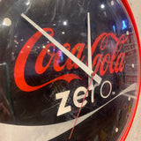 コカ・コーラ　ZERO　時計　ウォールクロック　壁掛け　ラウンド　ブラスチック　ヴィンテージ