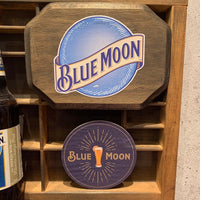 ブルームーンデコ　BLUE MOON　サインボード　看板　ウォールデコ　創作品　ヴィンテージ　