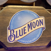 ブルームーンデコ　BLUE MOON　サインボード　看板　ウォールデコ　創作品　ヴィンテージ　