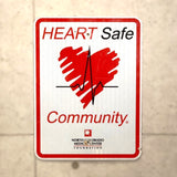 HEART Safe Community　ロードサイン　道路標識　トラフィックサイン　ストリート　ヴィンテージ