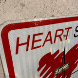 HEART Safe Community　ロードサイン　道路標識　トラフィックサイン　ストリート　ヴィンテージ