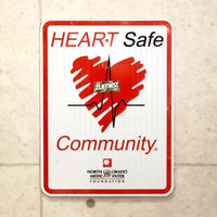 HEART Safe Community　ロードサイン　道路標識　トラフィックサイン　ストリート　ヴィンテージ